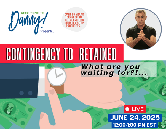 Recording: Contingency To Retained: What are you waiting for?
