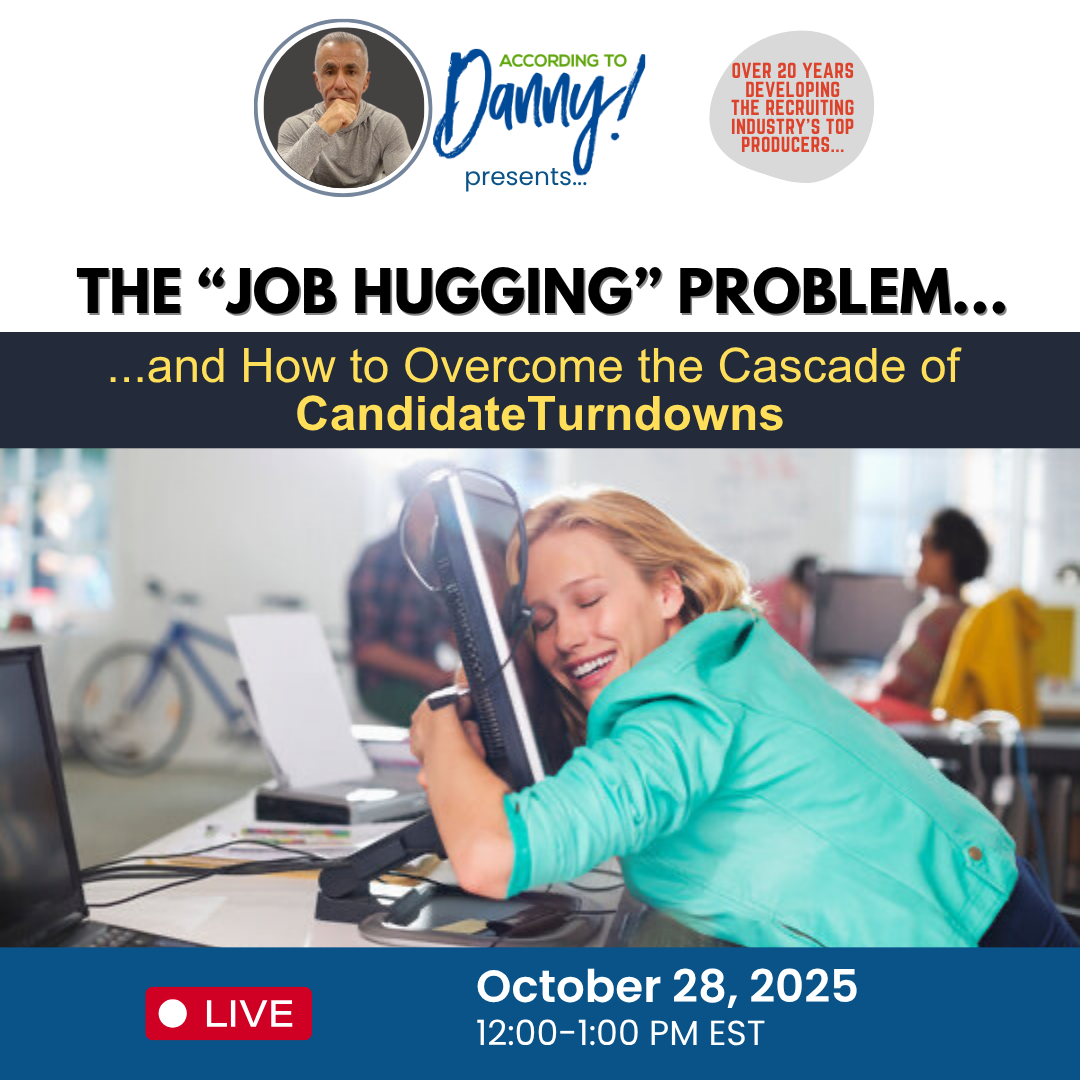 Recording: The Job Hugging Problem…and How to Overcome the Cascade of Candidate Turndowns