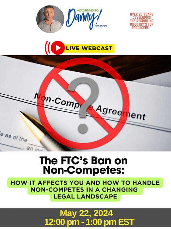 Non-Member Price: LIVE Webinar: The FTC’s Ban on Non-Competes: How it Affects You and How to Handle Non-Competes in a Changing Legal Landscape