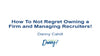 Owner/Manager Virtual Retreat Session Twelve - Owner/Manager Improv!!